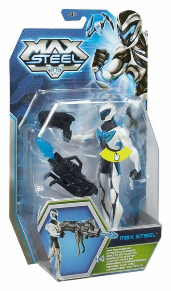 personaggio max steel spara con il blaster