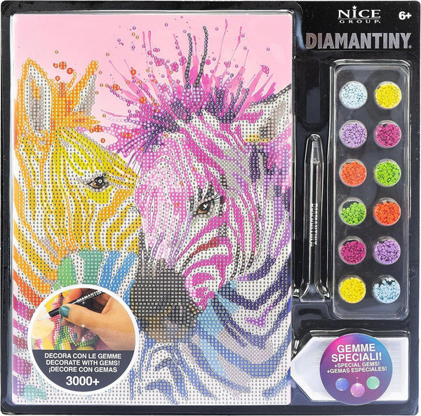 DIAMANTINY LEVEL UP WATERCOLORS ZEBRE