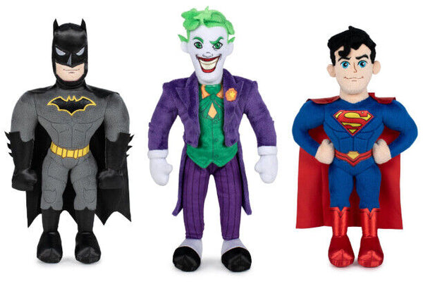 DC COMICS 30 CM ASSORTIMENTO SUPERMAN-JOKER-BATMAN VENDITA UNITARIA SOGGETTO CASUALE