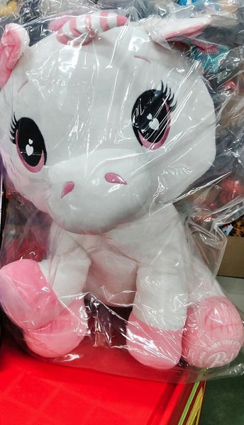 UNICORNO ROSA PELUCHE 