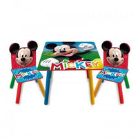 TAVOLINO + 2 SEDIE MICKEY MOUSE