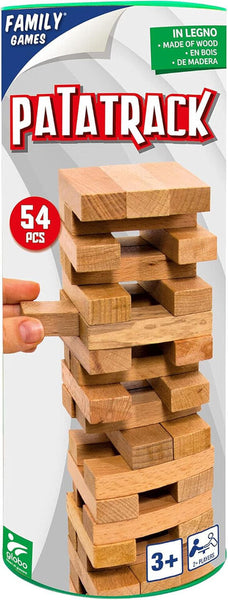 GIOCO PATATRACK IN LEGNO 54 PZ IN TUBO