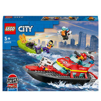 60373 LEGO CITY FIRE LA BARCA DI SALVATAGGIO DEI POMPIERI