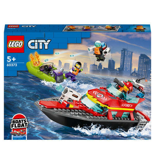 60373 LEGO CITY FIRE LA BARCA DI SALVATAGGIO DEI POMPIERI