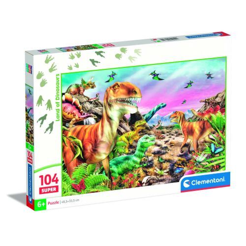 PUZZLE 104 PEZZI SUPER NOLI LAND DEI DINOSAURI