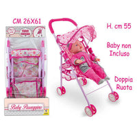 BABY PASSEGGINO METALLO 55CM 