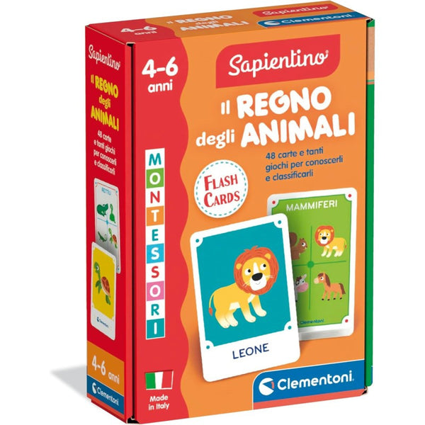 FLASH CARD MONTESSORI IL REGNO DEGLI ANIMALI