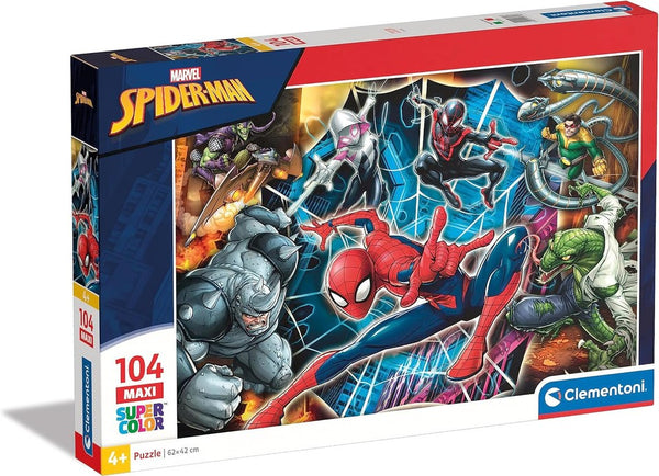 PUZZLE 104 PEZZI MAXI SPIDERMAN MARVEL