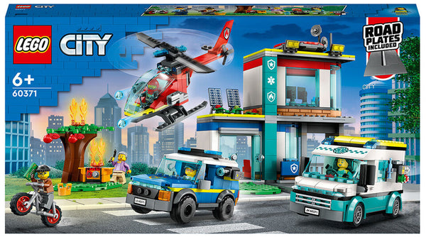 60371 LEGO CITY QUARTIER GENERALE DEI VEICOLI DI EMERGENZA