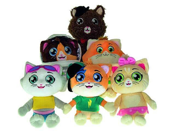 44 GATTI PELUCHE 20CM C/SUONI VENDITA UNITARIA SOGGETTO A SCELTA LINGUA ITALIANA