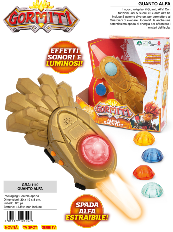 GORMITI S3 ALPHA GAUNTLET GRA11110