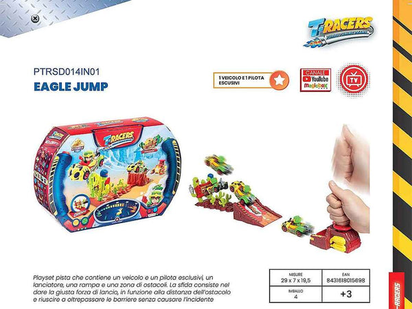 T-RACERS S- PLAYSET EAGLE JUMP