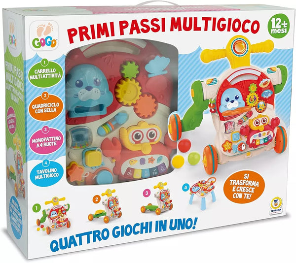 PRIMI PASSI MULTI GIOCO 4IN1 
