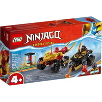 71789 LEGO NINJAGO BATTAGLIA SU AUTO E MOTO DI KAI E RAS