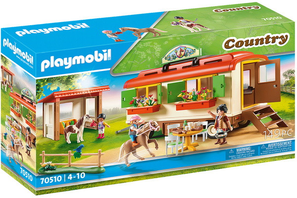 70510 RANCH DEI PONY CON ROULOTTE