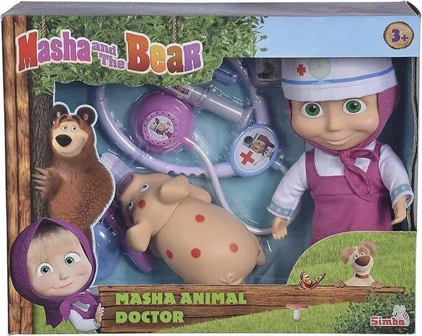 MASHA DOLL VETERINARIA CON PIG 